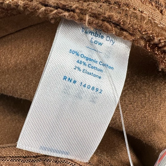 Marine Layer Mens Hudson Relaxed Cropped Pant in Faded Chestnut Size Medium - Picture 8 of 13